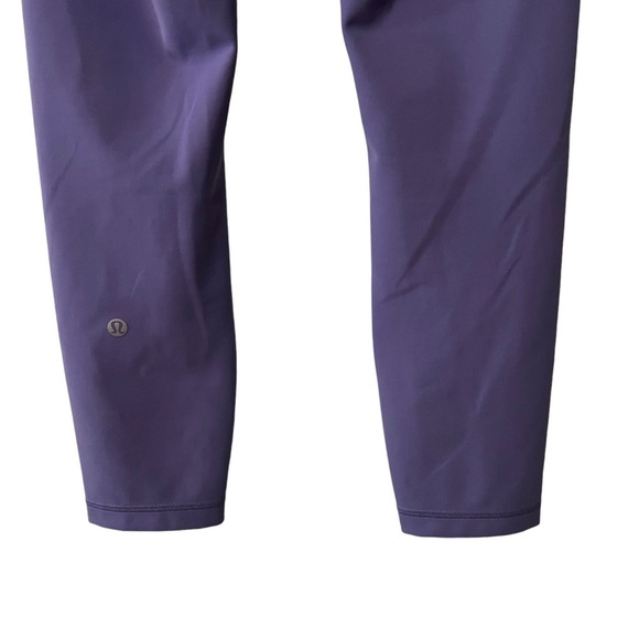 Lululemon Cropped High Rise leggings tights purple 4 athletic yoga running - Picture 6 of 14